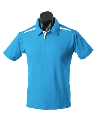 Aussie Pacific Paterson Kids Polo Shirt 3305 Casual Wear Aussie Pacific Pacific Blue/White 6 